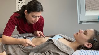 ASMR Abdominal Physical Assessment amp Massage  Feet Exam Babinski amp Tuning Fork Tests [upl. by Sinnek]