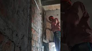 Patta Palne ka sahi tarika sahul me construction trending plaster shorts vlog civil [upl. by Roberts133]