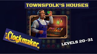 How to play Clockmaker Townsfolks Houses levels 2031 [upl. by Aihsyla]