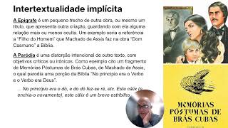 Intertextualidade e literatura [upl. by Adnertal683]