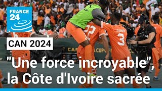 quotUne force incroyablequot  La Côte dIvoire remporte une 3e étoile • FRANCE 24 [upl. by Eelam83]