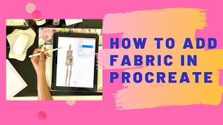 How to add fabric to your illustrations in Procreate [upl. by Inalaeham]