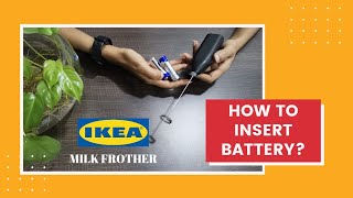 Tricks for IKEA Milk Frother Battery Installation [upl. by Rodolphe217]