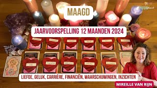 MAAGD STERRENBEELD VOORSPELLING 2024 TAROT  ASTRO LENORMAND MIREILLE VAN RIJN [upl. by Ferde]