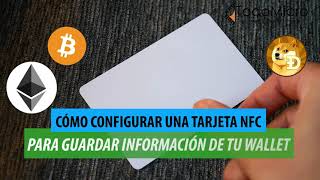 👛⚡Cómo configurar la etiqueta NFC para guardar la dirección de tu wallet [upl. by Aynahs]