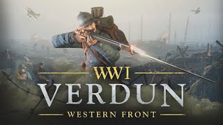 VERDUN  WWI WESTERN FRONT  MOST BRUTAL TRENCH WARFARE GAMEPLAY [upl. by Murton]