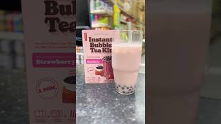 NEW INSTANT Boba kit 🩷🧋 pink viralshorts foodielife barbie boba [upl. by Cowan]