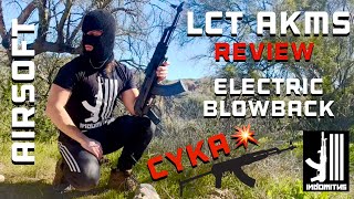 LCT AK47 EBB Review Para Stock  Airsoft Review  Blowback goes BRRRR [upl. by Irianat]