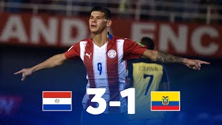 Eliminatorias  Paraguay 31 Ecuador  Fecha 17 [upl. by Elwood]