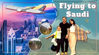 Flying High with Saudi Airlines  FirstTime Experience amp Review  Travel Vlog  Spoorthi Vishwas [upl. by Demy782]