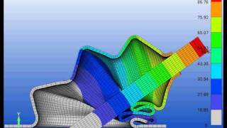 SOL601 Contacto No Lineal Avanzado con FEMAP amp NX NASTRAN [upl. by Gilpin]