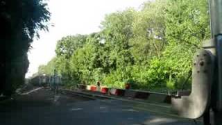 2 Nj transit trains passing each other between Glen Rock Boro Hall and Radburn [upl. by Raine]