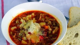 Włoska Zupa Minestrone [upl. by Ecinue]