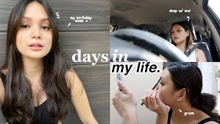 days in my life birthday week grwm new nails makeup haul🧚‍♀️  Danica O [upl. by Kamal]