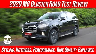 MG Gloster 2020 Review  Styling Interiors Performance Ride Quality explained  evo India [upl. by Lebaron]