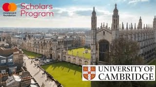 Mastercard Foundation Scholars Program at Cambridge University 2025 amp 2026 – Apply Now [upl. by Luehrmann]