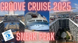 Groove Cruise 2025 SNEAK PEAK  Tour of the Allure of the Seas [upl. by Dorothee]