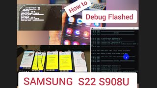 HOW TO DEBUG FLASH Samsung Galaxy S22 Ultra S22 S908U ANY BINARY Samsung S22 How To Put EDL Mode [upl. by Guenna]