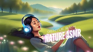 Gentle Rain Water Lapping amp Nature Sounds ASMR  No Talking [upl. by Jedidiah]