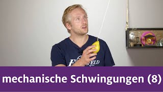 Mechanische Schwingungen Teil 8  Kräfte am Fadenpendel und die Bewegungsgleichung [upl. by Ayana]