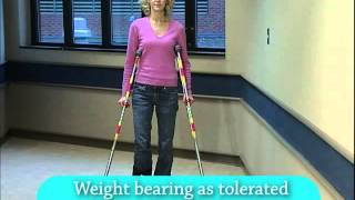 How to use canes crutches and walkers after surgery [upl. by Elyag]