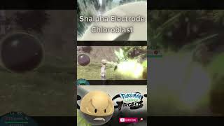 Shiny Alpha Hisuian Electrode Signature Move Chloroblast in Pokemon Legends Arceus [upl. by Asenab]