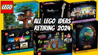 All LEGO Ideas Sets Retiring 2024  Investment Tips [upl. by Sadie799]