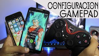 CONFIGURACION DE UN GAMEPAD PARA ANDROID Y IOS 2017  JoseAndroid [upl. by Aciretal]