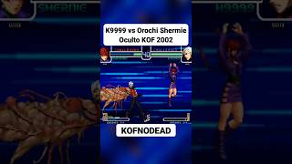 K9999 vs Orochi Shermie Oculto KOF 2002 kofnodead kof shorts games snk arcade k9999 [upl. by Bobbee]