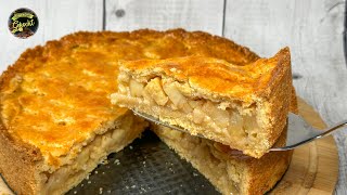 Gedeckter Apfelkuchen nach Omas Art  UNGLAUBLICH LECKERES REZEPT [upl. by Jezabel]