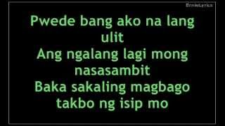 Puwede bang ako na lang ulit  Bugoy Drilon Lyrics [upl. by Lowrie]