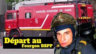 BSPP  Départ en INTERVENTION POMPIERS de Paris  Départ pour feu [upl. by Botnick]