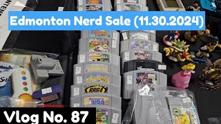 Edmonton Nerd Sale 11302024  Vlog No 87 [upl. by Lyda663]