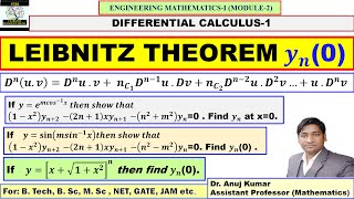 Leibnitz Theorem yn0  Leibnitz Theorem Application  Leibnitz Theorem Engineering Mathematics [upl. by Laubin203]