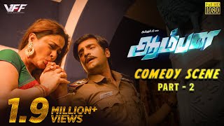 Aambala  Fight Scene  Vishal Hansika Motwani  Sundar C [upl. by Anneg]