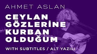 Ahmet Aslan – Ceylan Gözlerine Kurban Olduğum  2016 Concert Recording [upl. by Mallen]