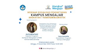 Pendaftaran Kampus Mengajar Angkatan 7 Kemendikbudristek [upl. by Sedrul]