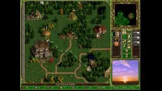 Heroes of Might and Magic 3  New Beginning Cleaning the Border Walkthrough Gameplay [upl. by Afas]