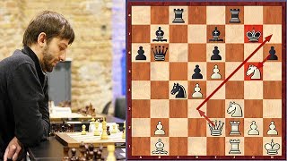 Grischuk vs Caruana Grischuk Sacrifices Both Knights [upl. by Benton]