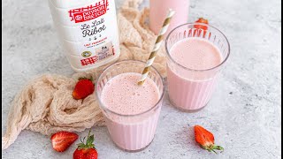 Smoothie fraise banane au Lait Ribot [upl. by Snevets]