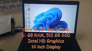 DELL Latitude 5490  i5 7th Gen Laptop  16 GB RAM 512 GB SSD  Unboxing and Testing [upl. by Sukram77]