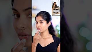 Let’s try out nayanthara ‘s Lipstick Hack 💋celebrityhacks lipstick lipstick💄 nayanthara [upl. by Lsiel]