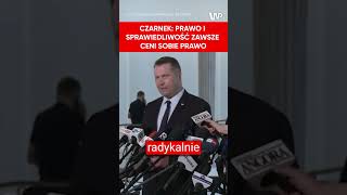 Czarnek Prawo i Sprawiedliwość zawsze ceni sobie prawo [upl. by Revorg53]