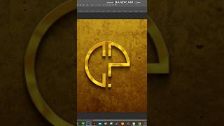 Mockup 3D logo in Adobe photoshop ytshorts youtubeshorts [upl. by Gilda]