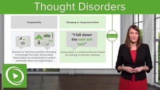 Thought Disorders Different Types amp Diagnoses – Psychiatry  Lecturio [upl. by Olwen394]