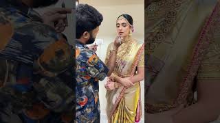 song music trendingshorts murugeshmakeupartist bridalmakeup [upl. by Hellman]