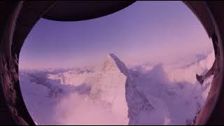 Soarin Around The World at Epcot Full 180 degree view of ride [upl. by Namhcan]