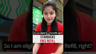 Starbuck FREE Refill India🧋 [upl. by Therese]