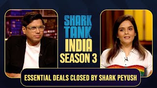 Shark Peyush ने अपने ‘Mastermind’ से Deal की पक्की  Shark Tank India S3  Compilation [upl. by Allenrad]