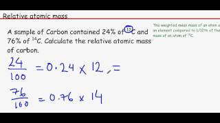 OCR AS level Chemistry Unit 1 Module 1  Atomic Mass [upl. by Uehttam]